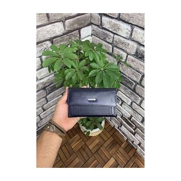 Guard Lacivert Çıt Çıtlı Deri Cüzdan