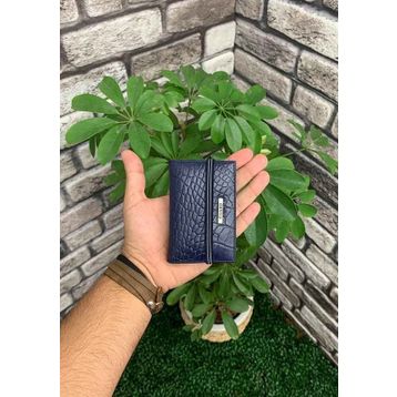 Guard Lacivert Croco Desenli Lastikli Spor Kartlık