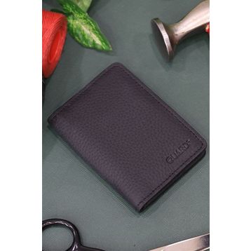 Guard Mat Siyah Deri Kartlık