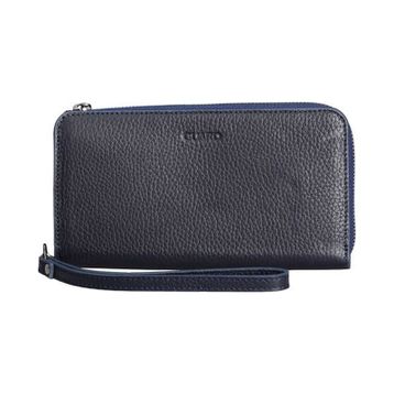 Guard P3043 Lacivert Çok Fonksiyonlu Hakiki Deri Unisex Cüzdan ve El Çantası
