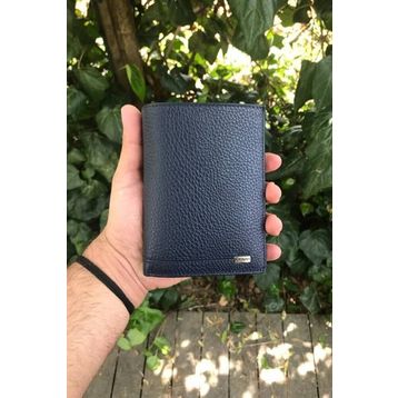 Guard T490 Çok Bölmeli Lacivert Deri Erkek Cüzdanı