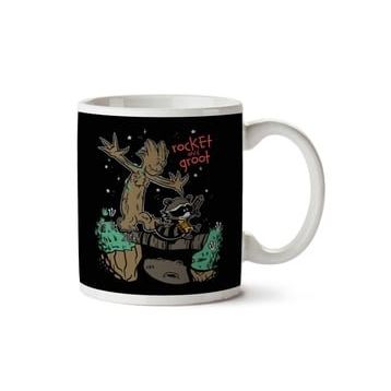 Guardians of the Galaxy Rocket And Groot Baskılı Kupa