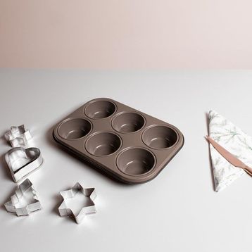 Guardini Guardini Anto 6’lı 27x18 cm Muffin Kalıbı