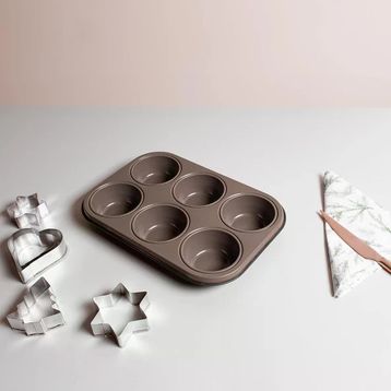 Guardini Guardini Anto 6’lı 27x18 cm Muffin Kalıbı