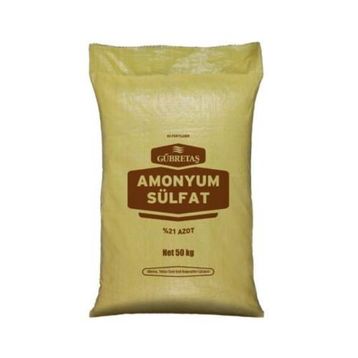 Gübretaş 50 kg %21 Azot Amonyum Sülfat Gübre