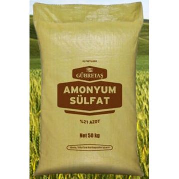 Gübretaş 50 kg %21 Azot Amonyum Sülfat Gübre