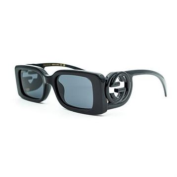 Gucci GG 1325S 001 54 Siyah Dikdörtgen Kadın Güneş Gözlüğü