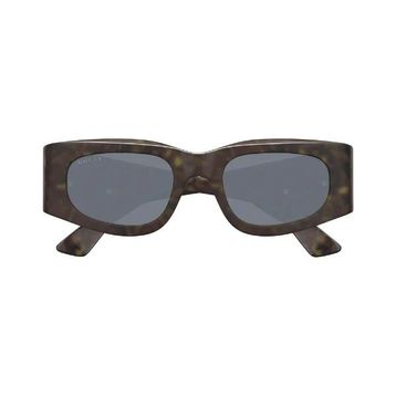 Gucci GG 1664S 003 51 Kahverengi Kare Kırçıllı Kemik Kadın Güneş Gözlüğü