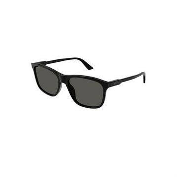 Gucci GG 1819S 001 57 Unisex Kare Siyah Kemik Güneş Gözlüğü