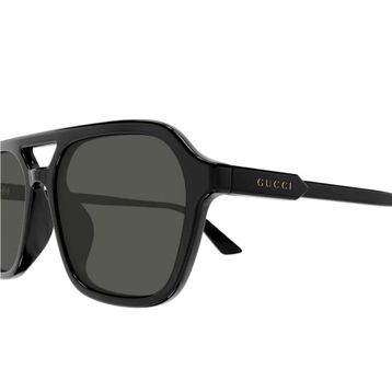 Gucci GG 1823SA 001 57 Erkek Pilot Siyah Kemik Güneş Gözlüğü