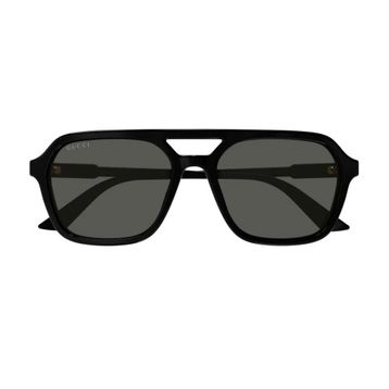 Gucci GG 1823SA 001 57 Erkek Pilot Siyah Kemik Güneş Gözlüğü