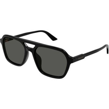 Gucci GG 1823SA 001 57 Erkek Pilot Siyah Kemik Güneş Gözlüğü