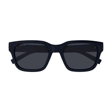 Gucci GG 1857S 004 55 Erkek Kare Siyah Kemik Güneş Gözlüğü
