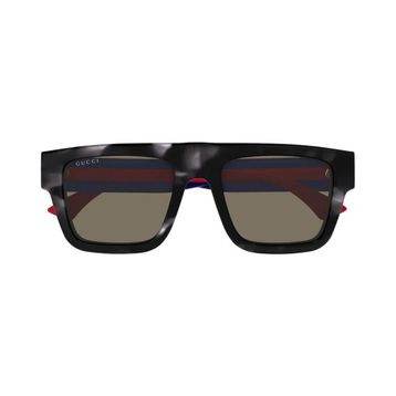 Gucci GG 1868S 004 53 Kare Çok Renkli Kemik Unisex Güneş Gözlüğü