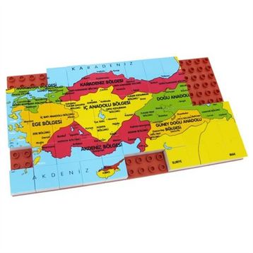 Güçlü Plastik Heceler 67 Parça Puzzle