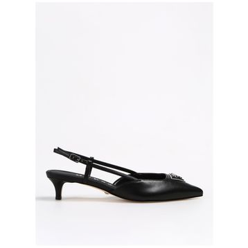 Guess FLPJESLEA05BLACK Deri Siyah Kadın Topuklu Ayakkabı