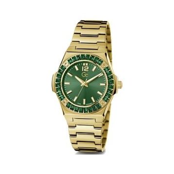 Guess GCZ34002L9MF Quartz Çelik Altın Rengi Yeşil Kadran 34 mm Kadın Kol Saati