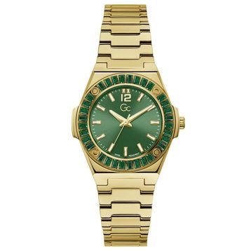 Guess GCZ34002L9MF Quartz Çelik Altın Rengi Yeşil Kadran 34 mm Kadın Kol Saati
