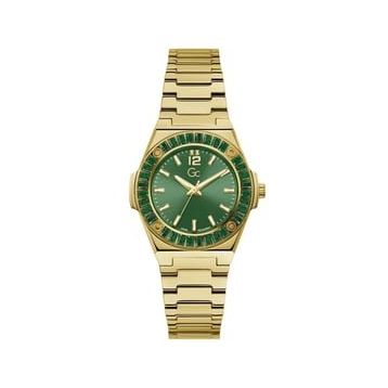 Guess GCZ34002L9MF Quartz Çelik Altın Rengi Yeşil Kadran 34 mm Kadın Kol Saati