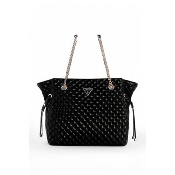 Guess HWEQG9541220 Eco Rianee Siyah Kadın Omuz Çantası