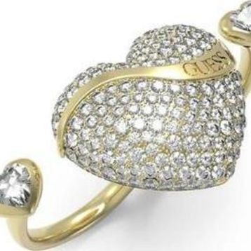 Guess JGUJUBR04489JWYG54 54 mm Kalpli Kadın Yüzük