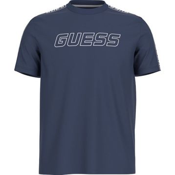 Guess Z4GI18J1314G7R1 Arlo Cn Bisiklet Yaka Mavi Erkek T-shirt
