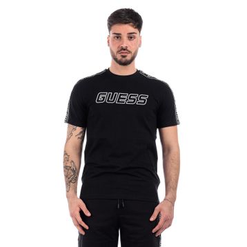 Guess Z4GI18J1314JBLK-ARLO CN Siyah Erkek T-shirt