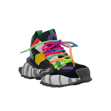 Guja 24Y303-1 Siyah Kadın Renkli Premium Sneaker Spor Ayakkabı