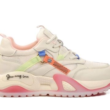 Guja 25Y425 Pembe Kadın İthal Taban Premium Sneaker Spor Ayakkabı