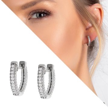 Gül Endam Starlight Diamond Pırlanta Montür Elegance 925 Ayar Gümüş Bayan Tektaş Yüzük - Beyaz