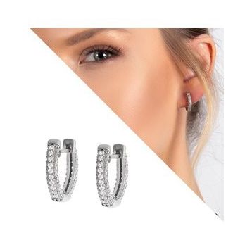 Gül Endam Starlight Diamond Pırlanta Montür Elegance 925 Ayar Gümüş Bayan Tektaş Yüzük - Beyaz