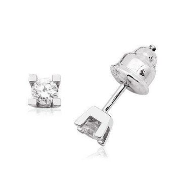 Gülaylar 10219-6076 0.29 Karat Pırlanta Tektaş Küpe