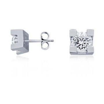 Gülaylar 10219-6076 0.29 Karat Pırlanta Tektaş Küpe