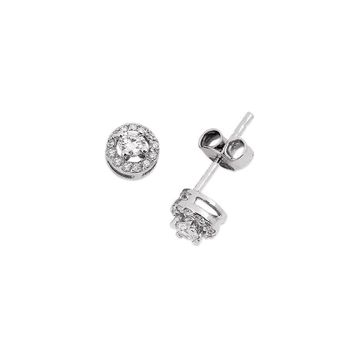Gülaylar 10219-6076 0.29 Karat Pırlanta Tektaş Küpe