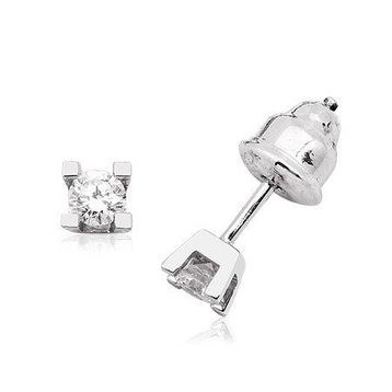 Gülaylar 10219-6076 0.29 Karat Pırlanta Tektaş Küpe