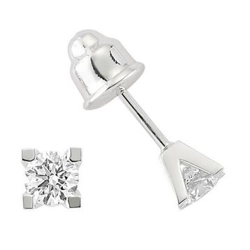 Gülaylar 10219-6076 0.62 Karat Pırlanta Tektaş Küpe