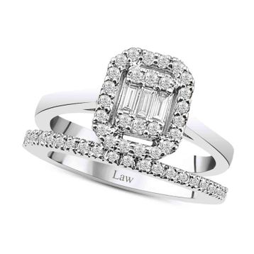 Gülaylar SN01347944/10232-15805 0,47 Karat Baget Pırlanta Yüzük