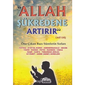 Gülhane Yayınları - Allah Şükredene Artırır - Öne Çıkan Bazı Surelerin Sırları