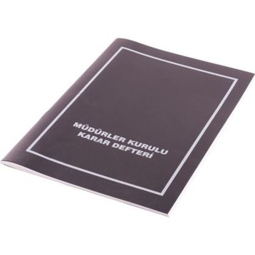 Gülpaş 132 Müdürler Kurulu Karar Defter