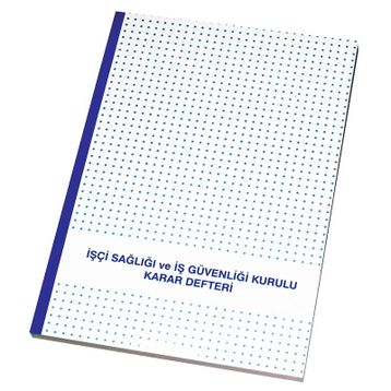 Gülpaş 21 x 30 İş Sağlığı ve İş Güvenliği Kurulu Karar Defteri