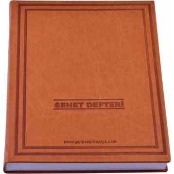 Gülpaş Termo Ciltli 200 Yaprak Senet Defteri