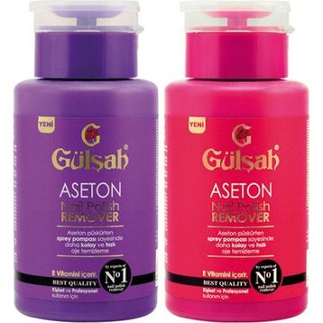Gülşah 175 ml 2'li Pompalı Aseton