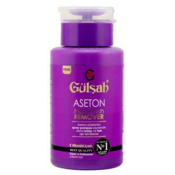 Gülşah 175 ml Pompalı Oje Temizleyici Aseton