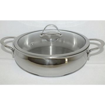 Gülsan İnox 24 cm Basık Tencere