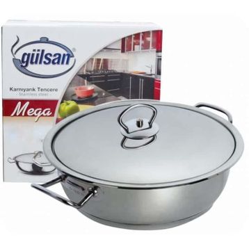 Gülsan Mega 45x16 cm Karnıyarık Tencere