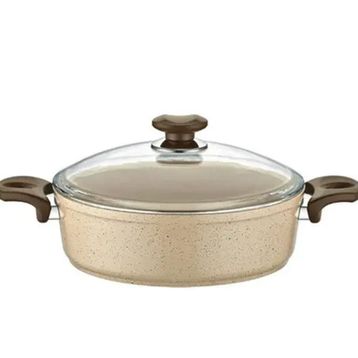 Gülsan Safran Granit 28 cm Basık Tencere