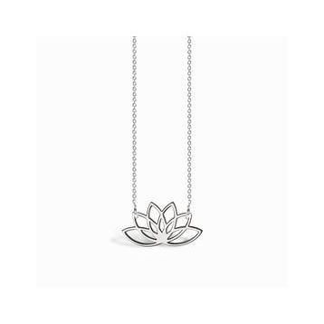 Gümüş Lotus Kolye