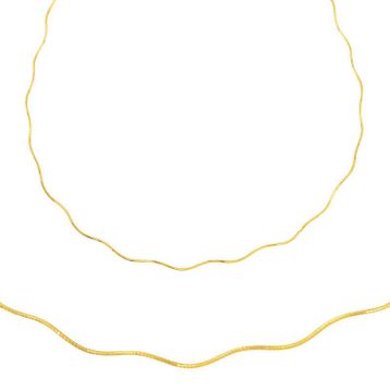 Gümüş Omega Choker Zincir