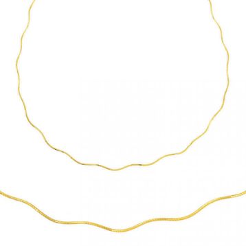 Gümüş Omega Choker Zincir