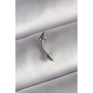 Gümüş Renk Çivi Model Piercing
